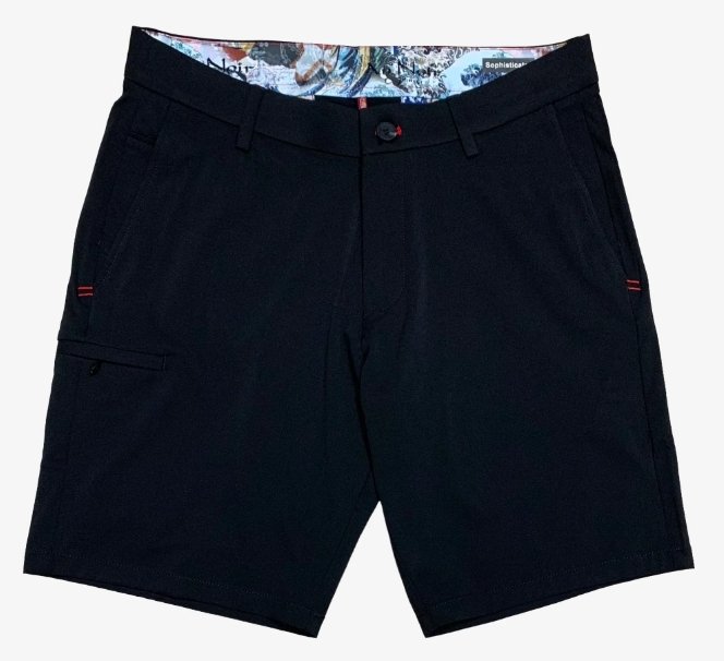 Au Noir Stretch Short | Bayliner Hogan Black