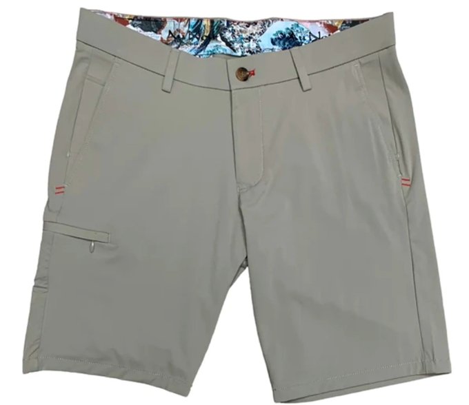 Au Noir Stretch Short | Bayliner Hogan Light Grey