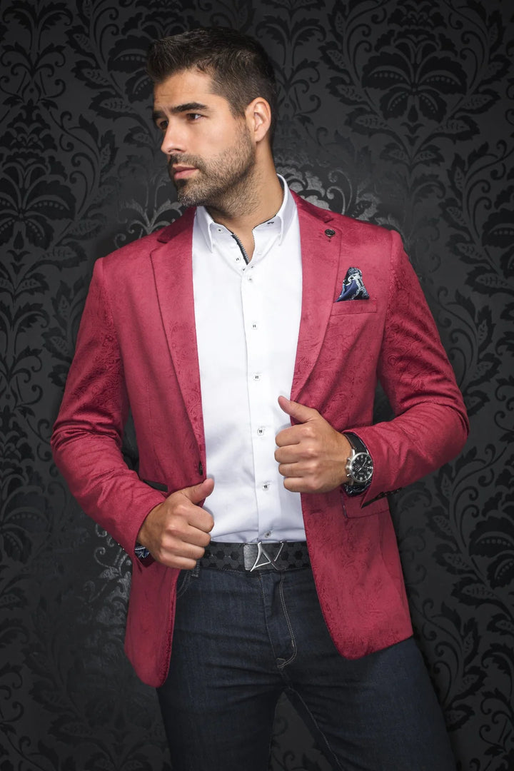 Au Noir Blazer | Jackman Cranberry