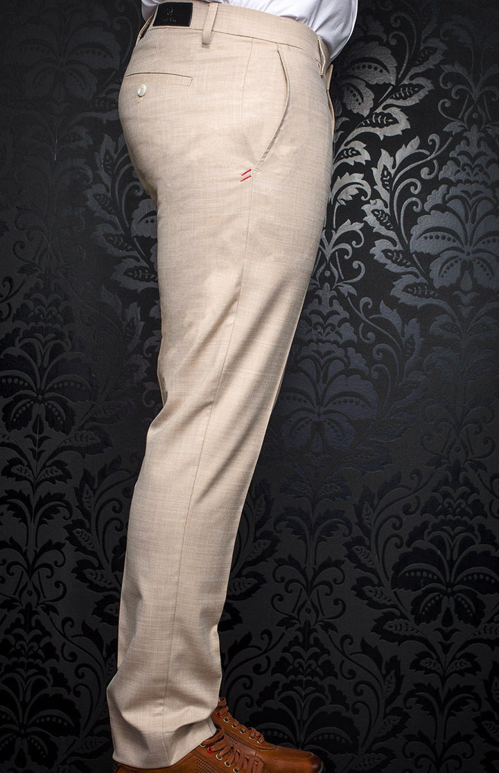 Au Noir Dressy Stretch Pant | Wesson Craig Beige