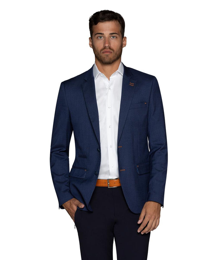 Bertigo Blazer | TURIN-92 NAVY TWILL BLAZER