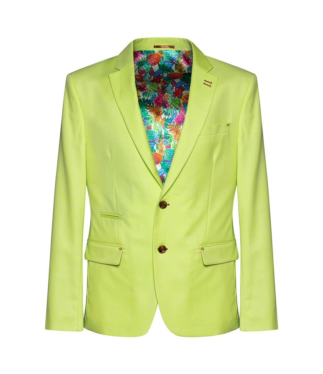 Bertigo Blazer | TURIN-33 LIME TWILL BLAZER