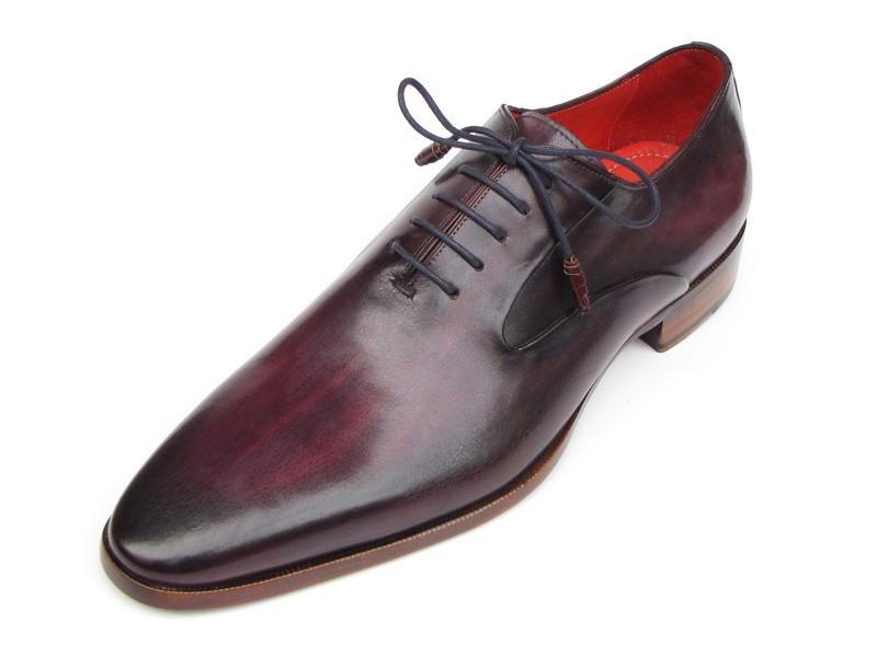 Paul Parkman Men's Plain Toe Oxfords Purple Shoes (ID#019-PURP)