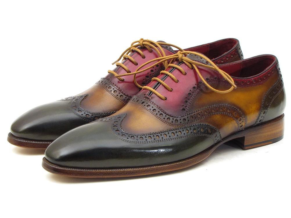 Paul Parkman Three Tone Wingtip Oxfords (ID#PP22F75)