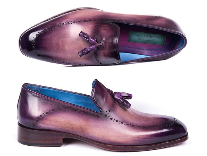 Paul Parkman Men's Tassel Loafer Purple (ID#66T80-PRP)