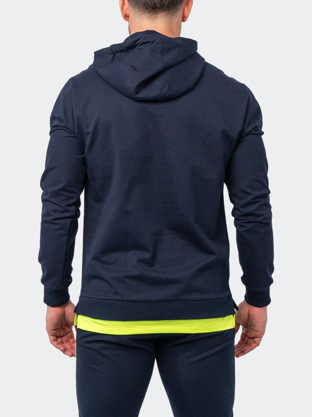 Maceoo Athleisure | Hoodie Current Blue