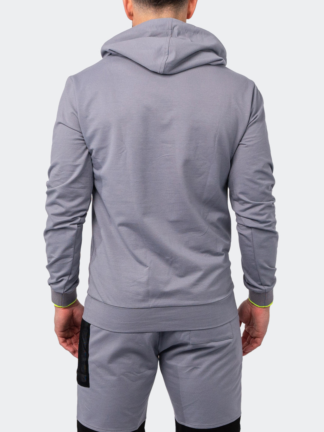 Maceoo Athleisure | Hoodie Net Grey