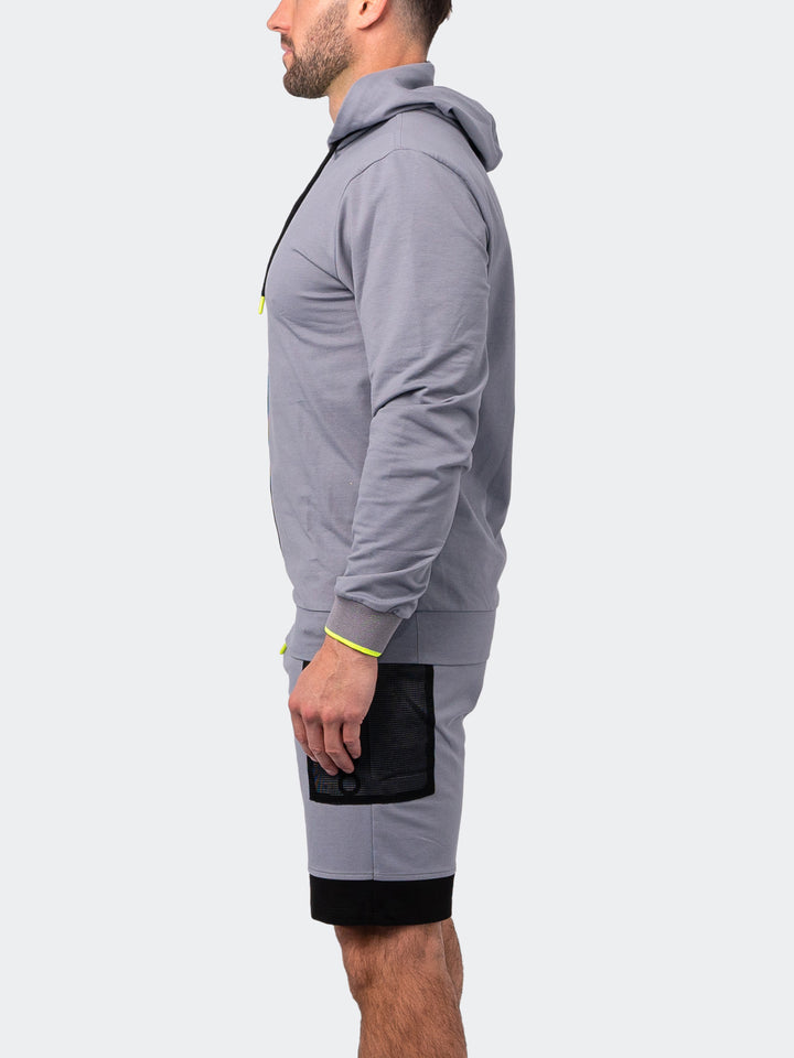 Maceoo Athleisure | Hoodie Net Grey