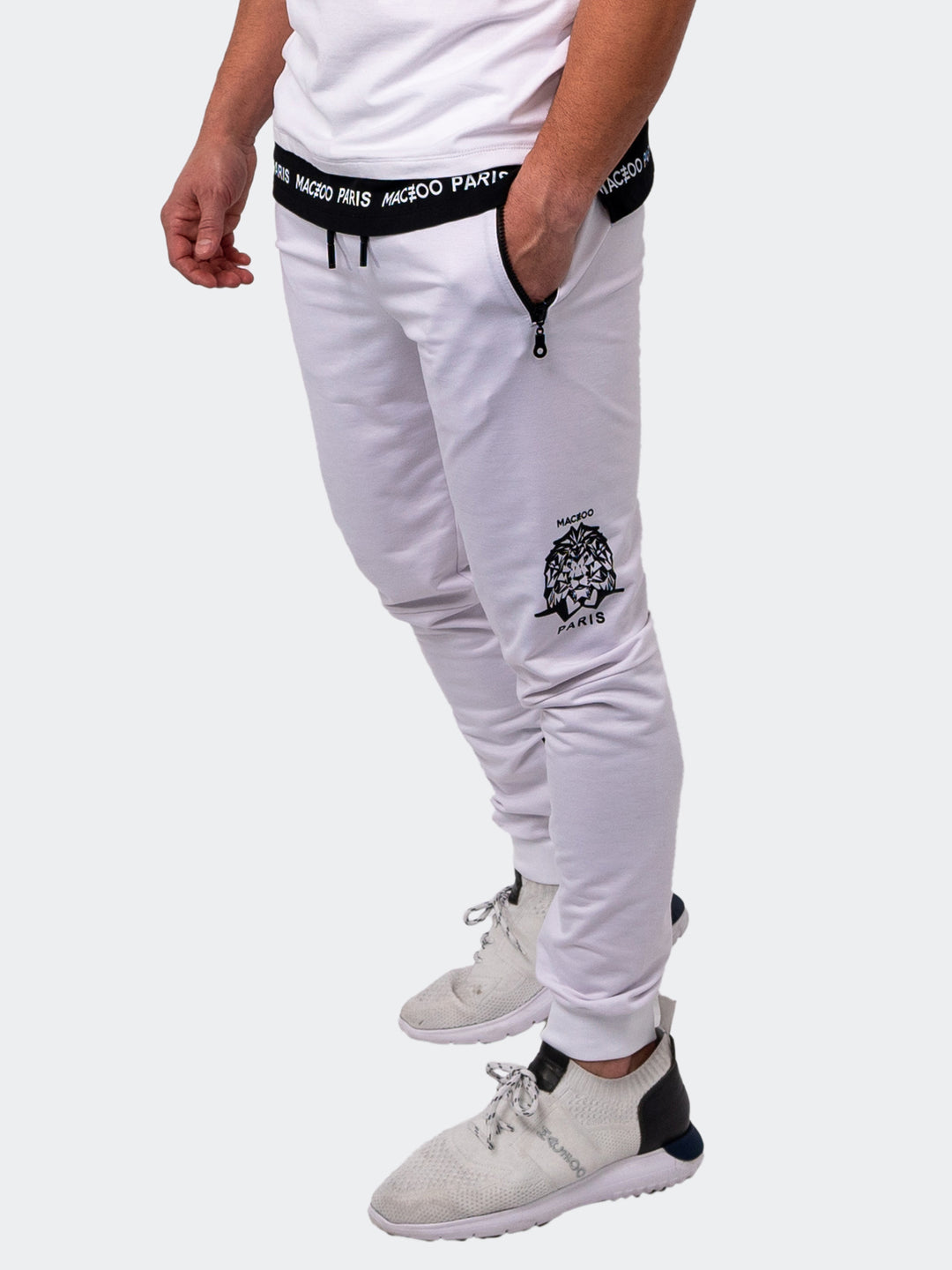 Maceoo Athleisure | Jogger Ice White