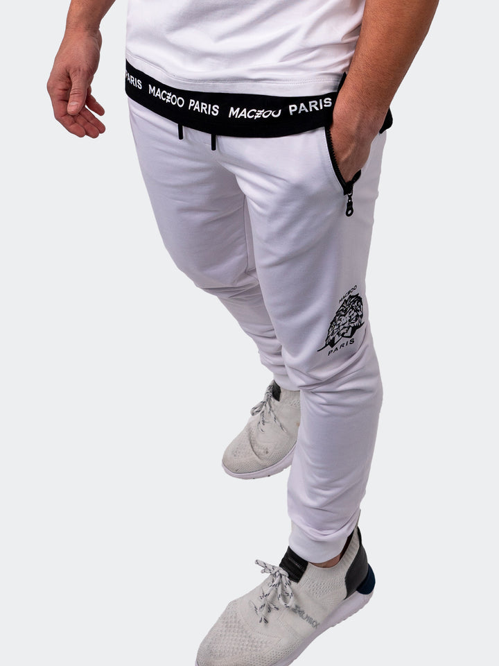 Maceoo Athleisure | Jogger Ice White