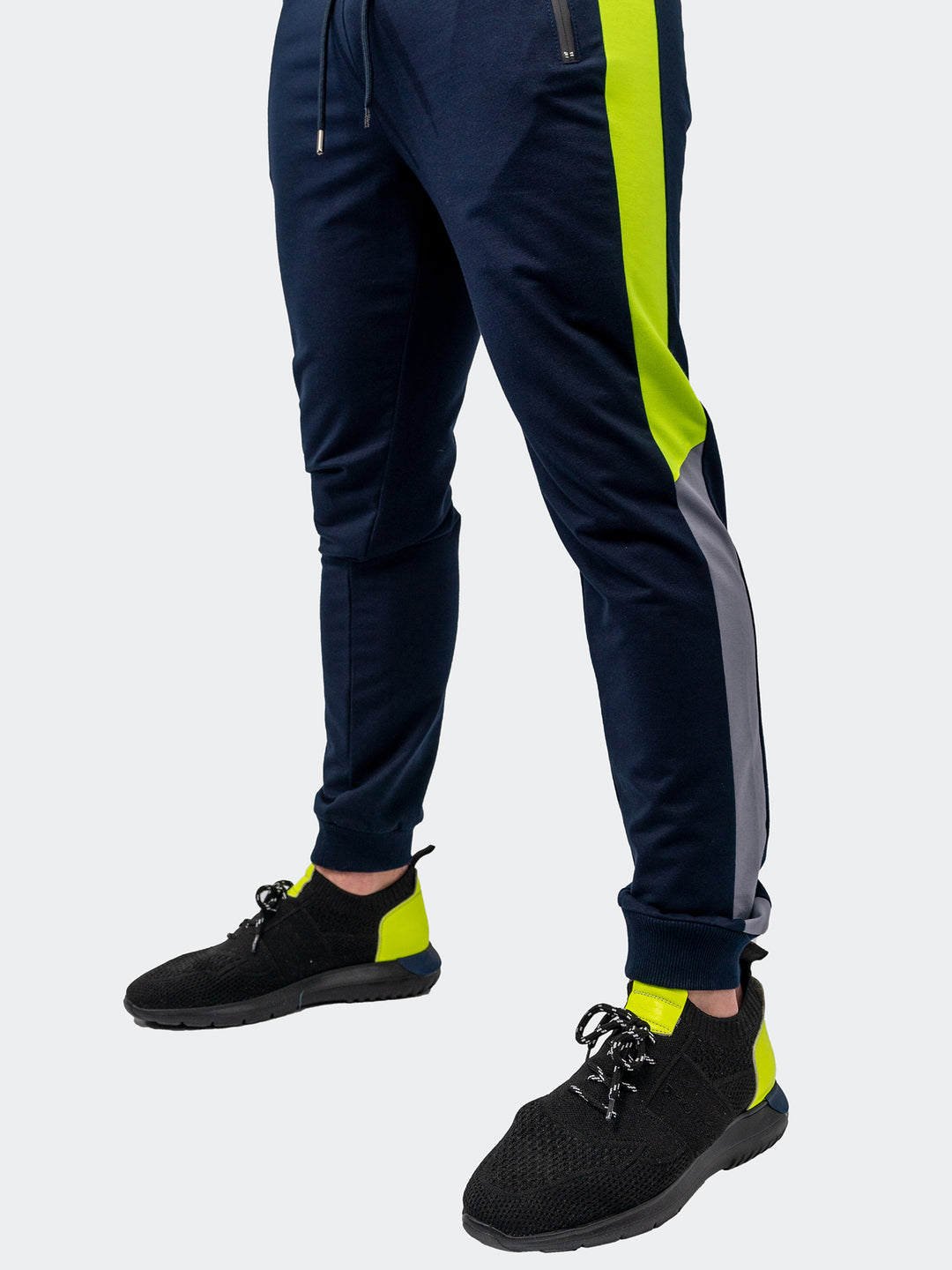 Maceoo Athleisure | Jogger Level Blue