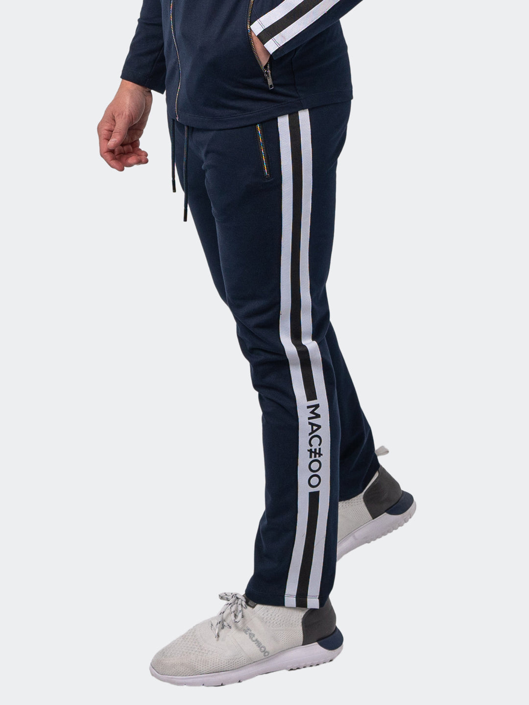 Maceoo Athleisure | Jogger Track Blue