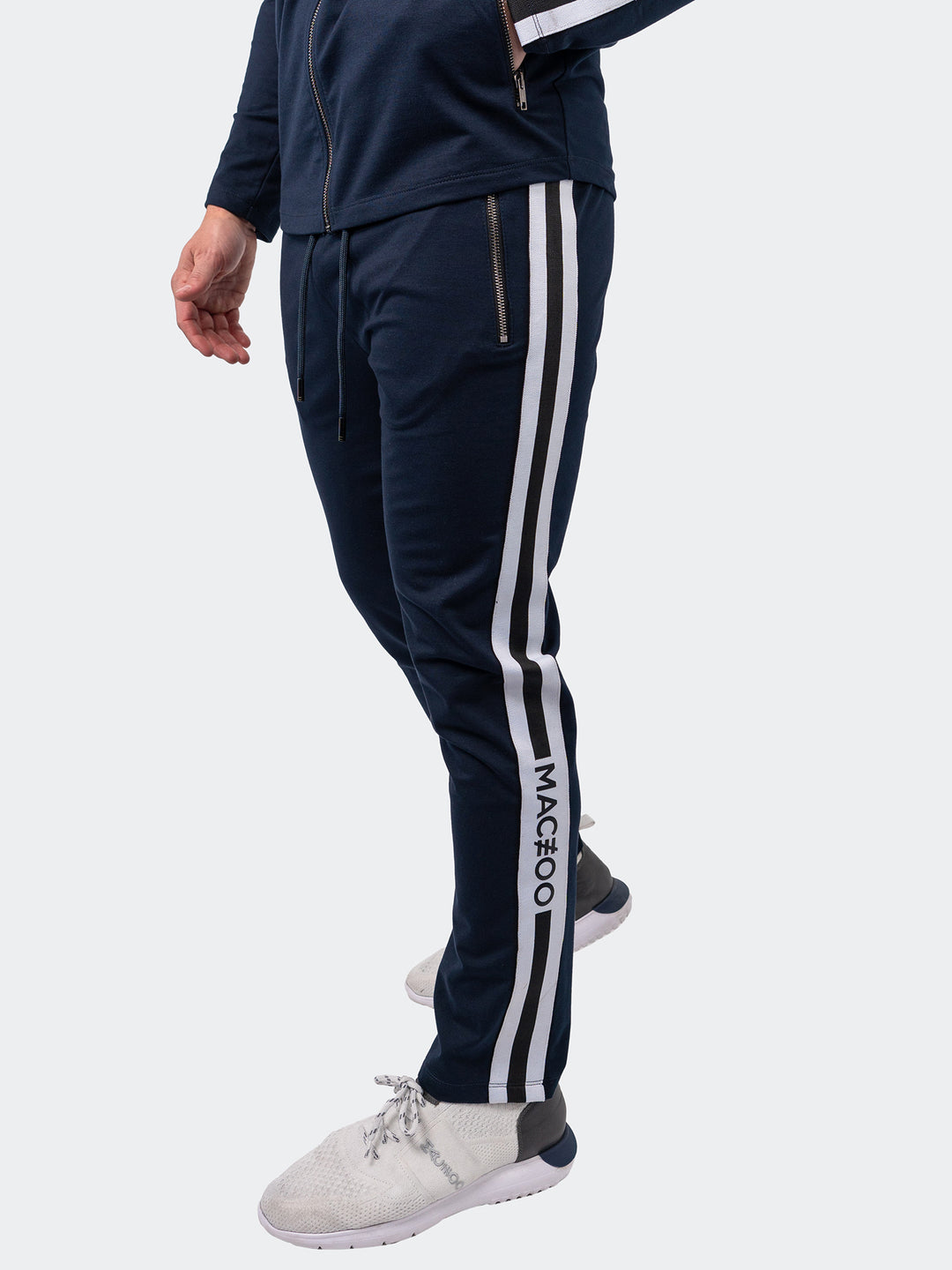 Maceoo Athleisure | Jogger Track Blue