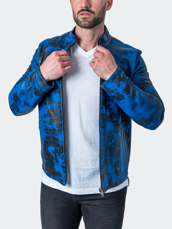 Maceoo Jacket | LEATHER LAB BLUE