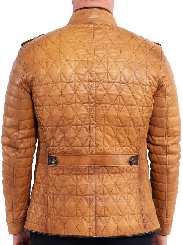 Maceoo Jacket | LEATHER FIELD BROWN