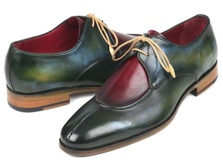 Paul Parkman Split Toe Men's Multi-Color Derby Shoes (ID#8864MLT)