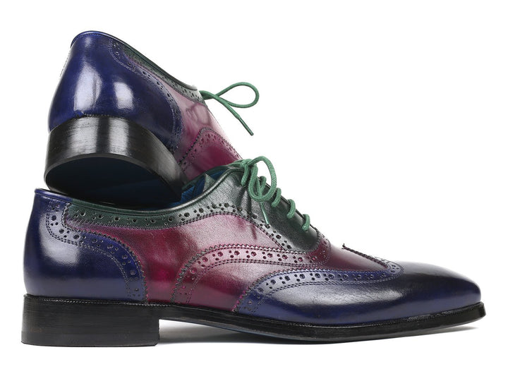 Paul Parkman Men's Multi Color Wingtip Oxfords (ID#PP2284)