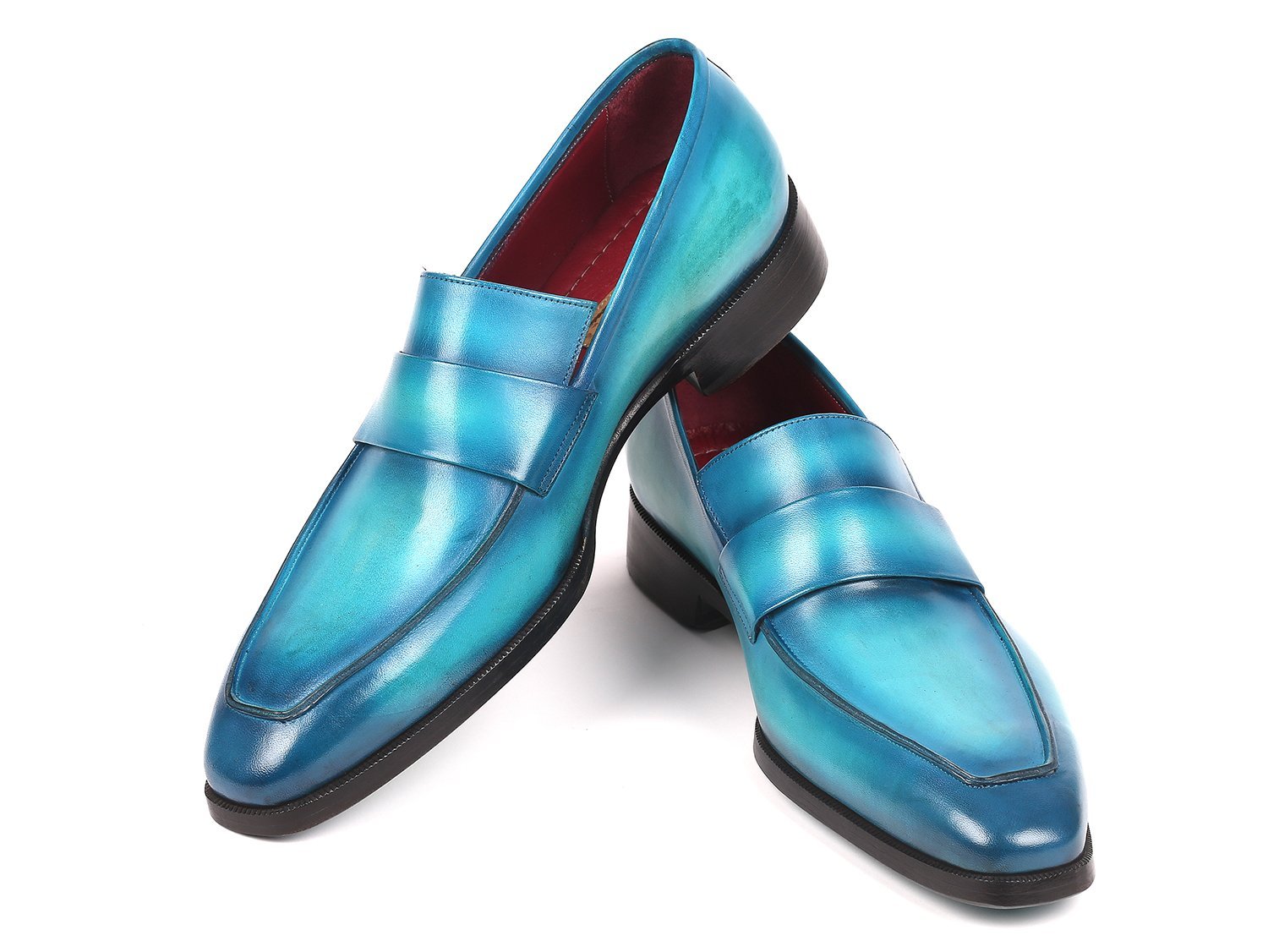 Turquoise 2025 loafers mens