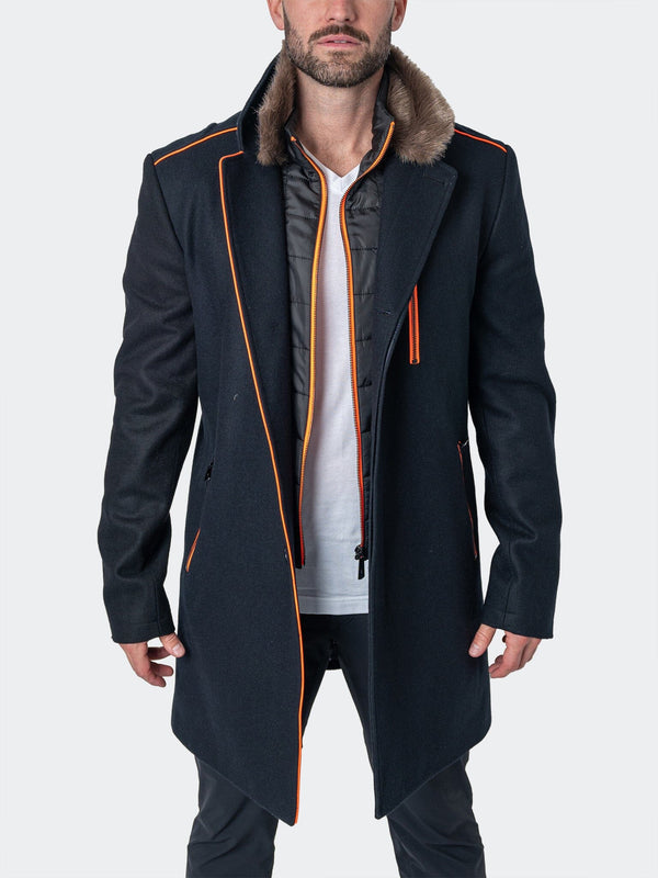 Maceoo Jacket | Peacoat CaptainOrange Blue