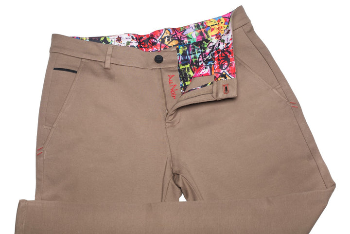 Au Noir Dressy Stretch Pant | Beretta Beige