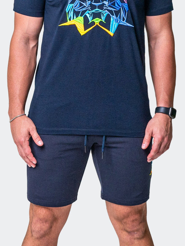 Maceoo Short | Short Neon Navy