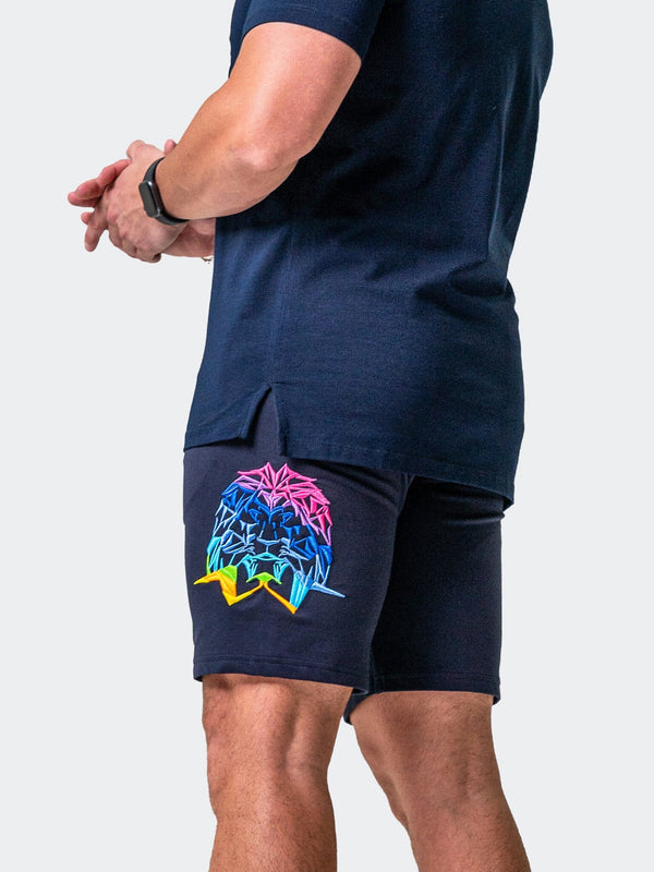 Maceoo Short | Short Neon Navy