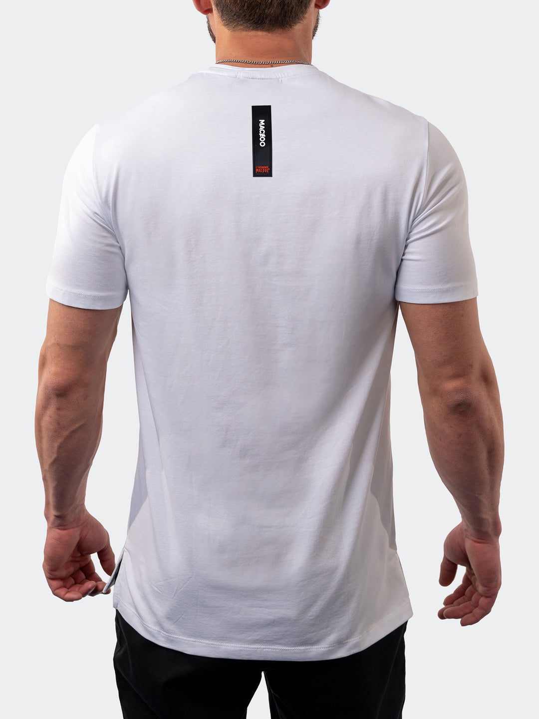 Maceoo Short-Sleeve Athleisur | Tee Village White