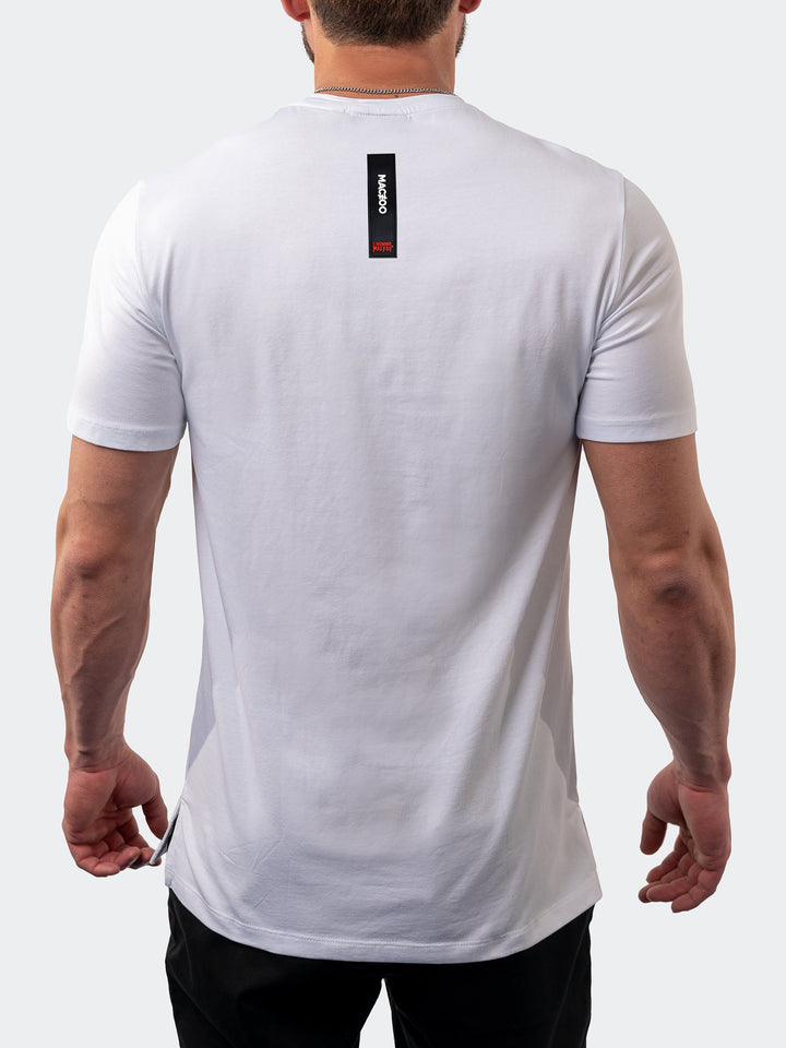 Maceoo Short-Sleeve Athleisur | Tee Village White