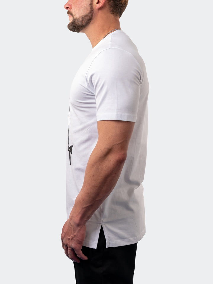 Maceoo Short-Sleeve Athleisur | Tee Village White