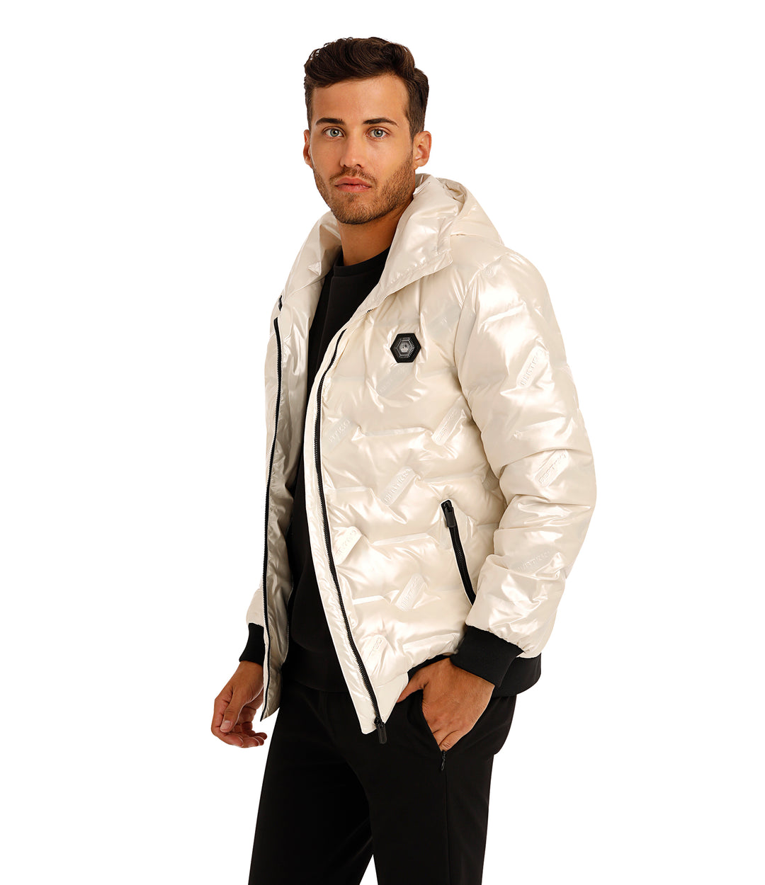 Bertigo Jacket | Wolf White Down Filled Coat