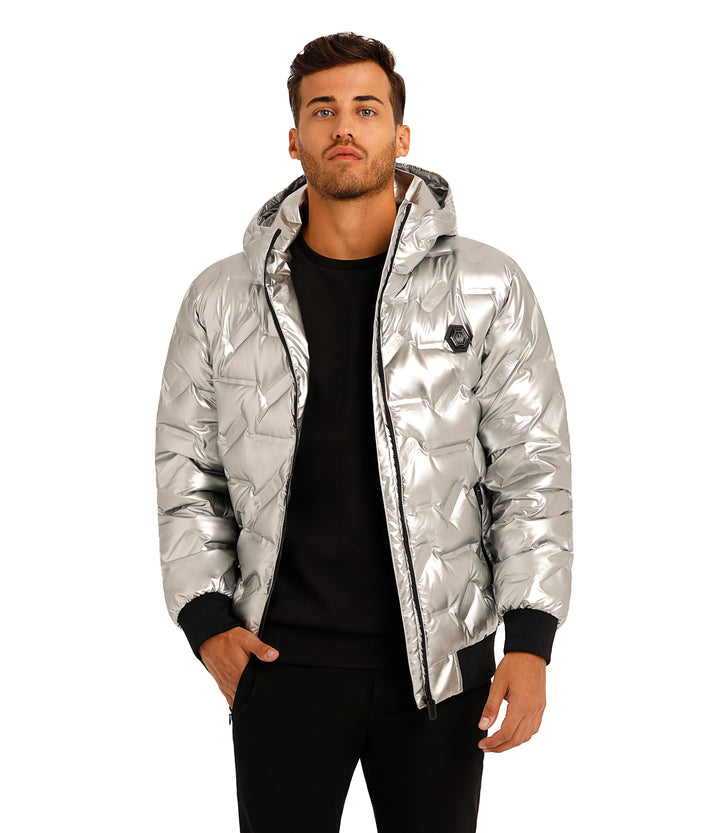 Bertigo Jacket | Wolf Silver Down Filled Coat